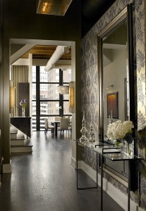 contemporary-entryway-design-interior-vintage-modern-home